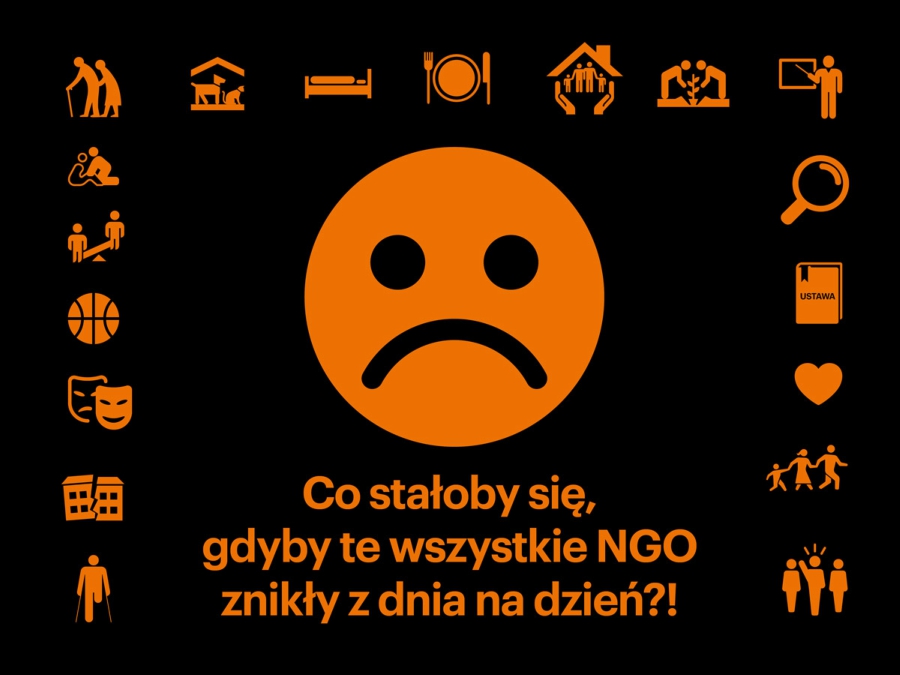 Co stałoby się, gdyby te wszystkie NGO znikły z dnia na dzień? źródło grafiki: fakty.ngo.pl
